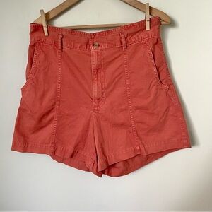 Gap Ultra High Rise Hemp and Cotton Shorts Pink Size 12 Tall